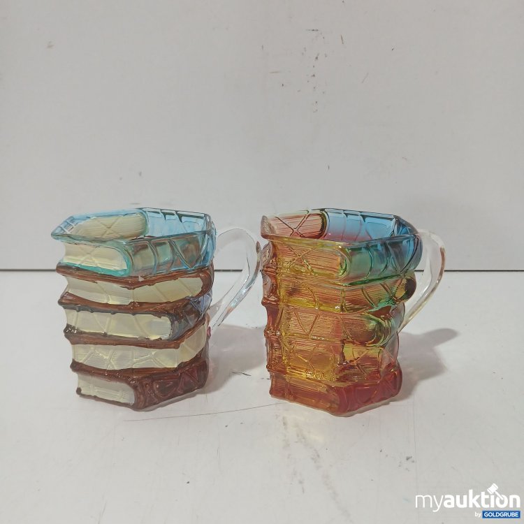 Artikel Nr. 989227 Artikel Nr. 989227: Kaffeetassen bunt eckig ca 9cm hoch 2Stk