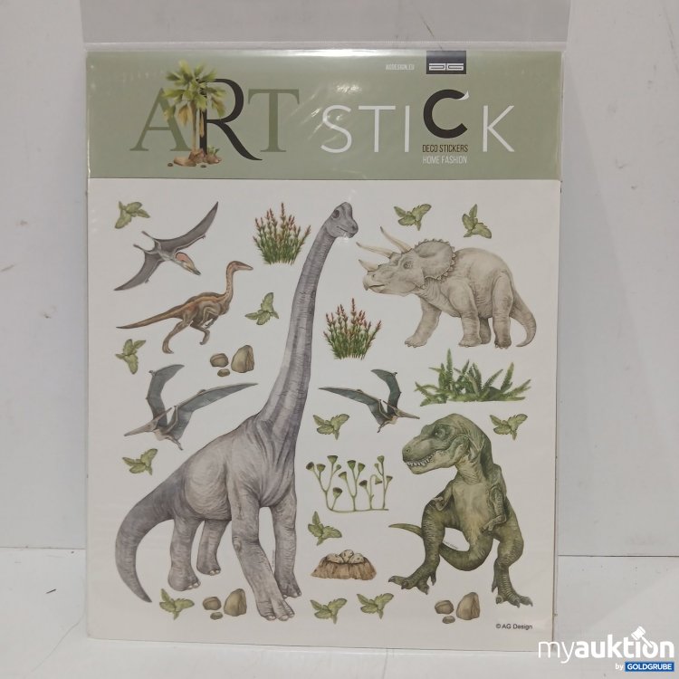 Artikel Nr. 470228 Artikel Nr. 470228: AG Design Art Stick Deco Stickers Dinosaurier Aufkleber
