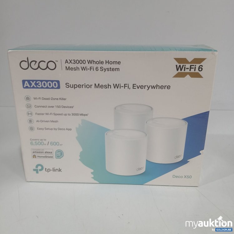 Artikel Nr. 826228 Artikel Nr. 826228: Deco AX3000 Whole Home Mesh Wi-Fi 6 System X50