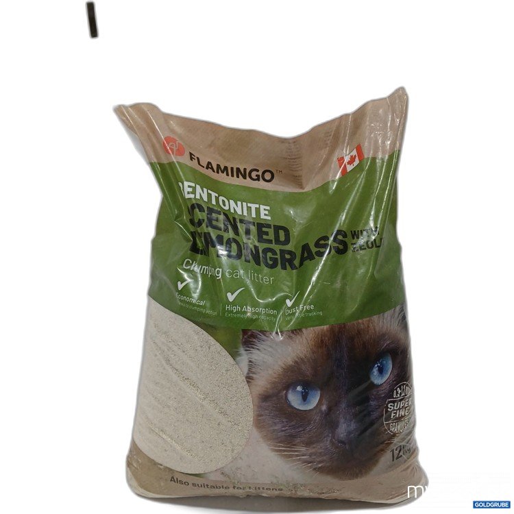 Artikel Nr. 885228: Flamingo Bentonite Scented Lemongrass with zeolite 12kg  