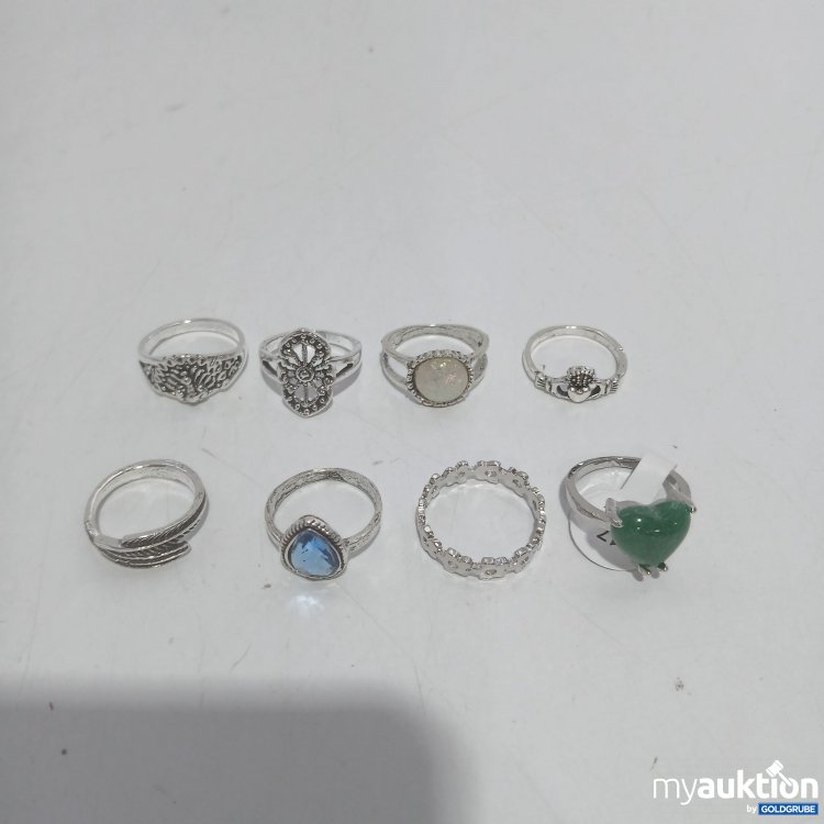 Artikel Nr. 911228: Diversen Ringe 8 Stück 