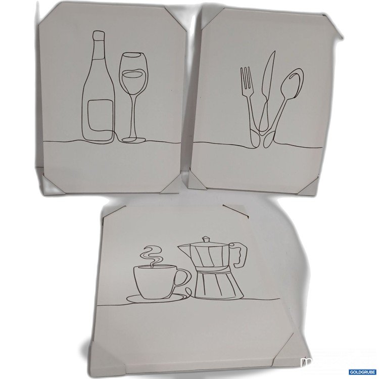 Artikel Nr. 951228: Bilderset ca. 34x25cm 3tlg. 