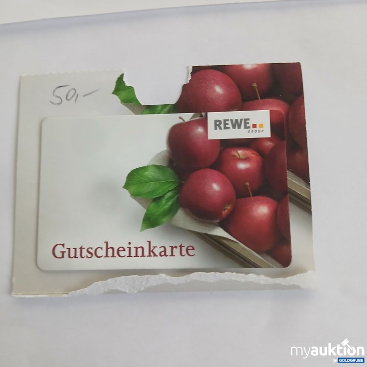 Artikel Nr. 952228: Rewe Gutschein Wert 50€