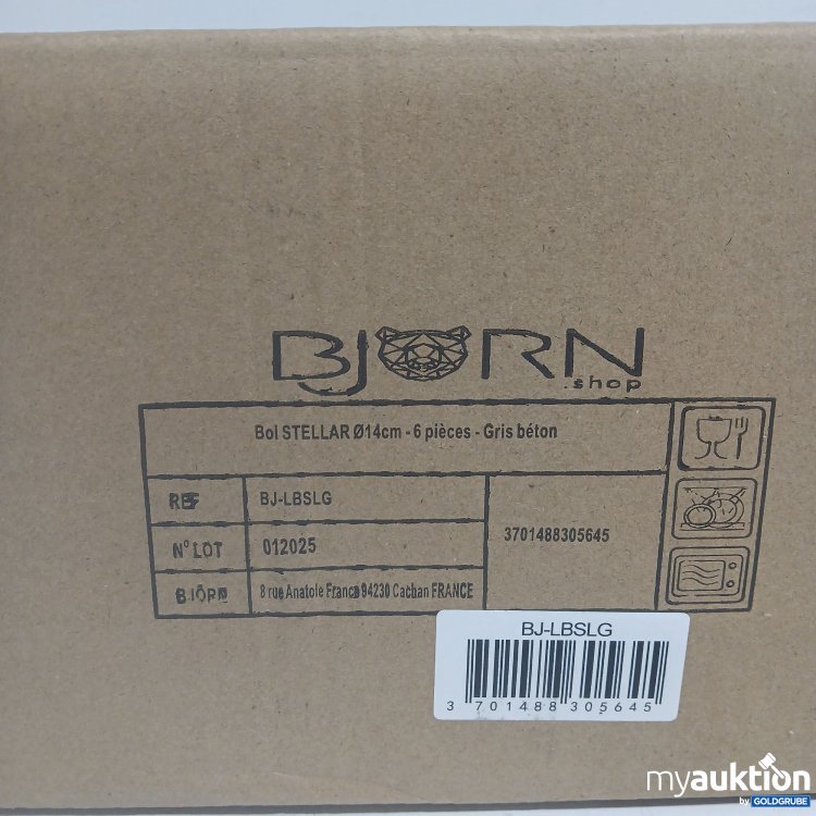Artikel Nr. 972228: Björn Bol Stellar ø14cm 6Stk Gris beton 