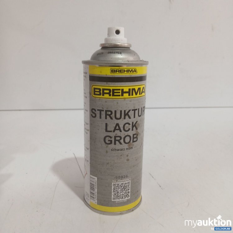 Artikel Nr. 991228 Artikel Nr. 991228: Brehma Struktur Lack grob schwarz matt 400ml