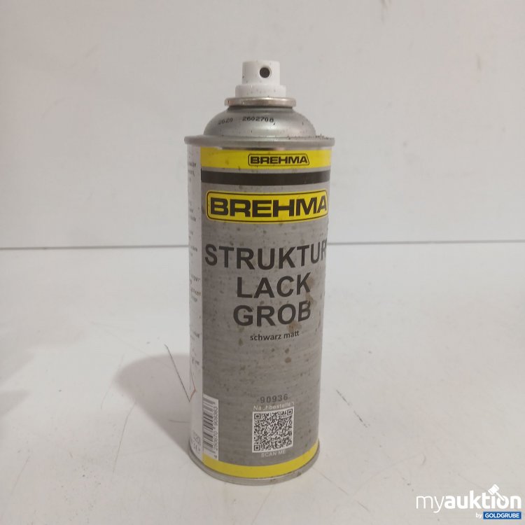 Artikel Nr. 991228 Artikel Nr. 991228: Brehma Struktur Lack grob schwarz matt 400ml