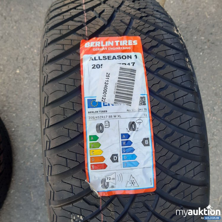 Artikel Nr. 439229 Artikel Nr. 439229: Berlintires AllSeason1 205/45ZR17 88W XL 2 Stück