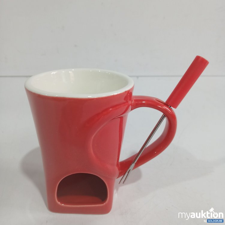 Artikel Nr. 525229: Schokoladen Fondue Becher rot  