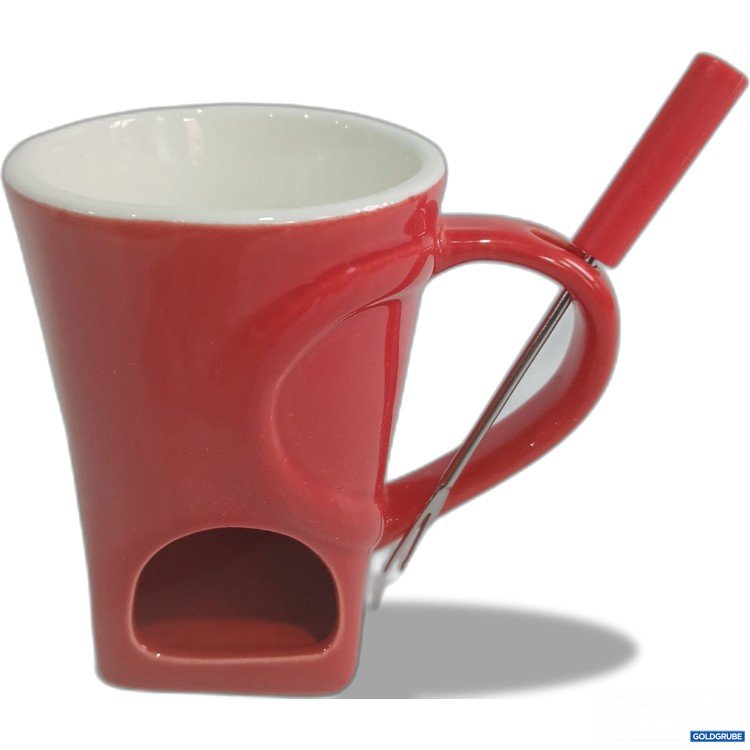 Artikel Nr. 525229: Schokoladen Fondue Becher rot  