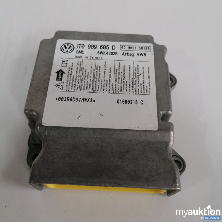Artikel Nr. 833229 Artikel Nr. 833229: VW8 Air Bag Steuergerät 1T0 909 605D