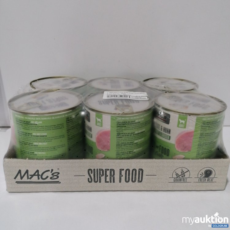 Artikel Nr. 875229: Macs Super Food Cat Ente, Pute Huhn 6×800g