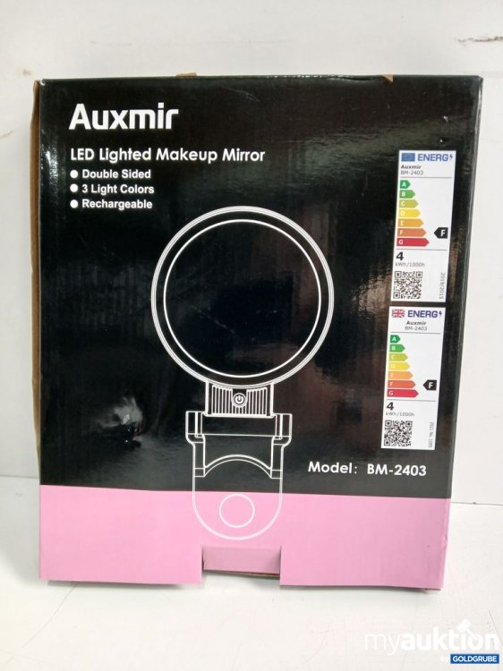 Artikel Nr. 932229: Auxmir LED Lighted Makeup Mirror BM-2403 mit Ladekabel und Pinzette