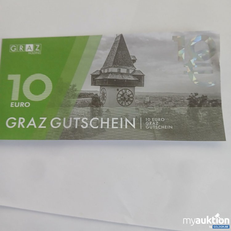 Artikel Nr. 952229 Artikel Nr. 952229: Graz Gutschein Wert 10€