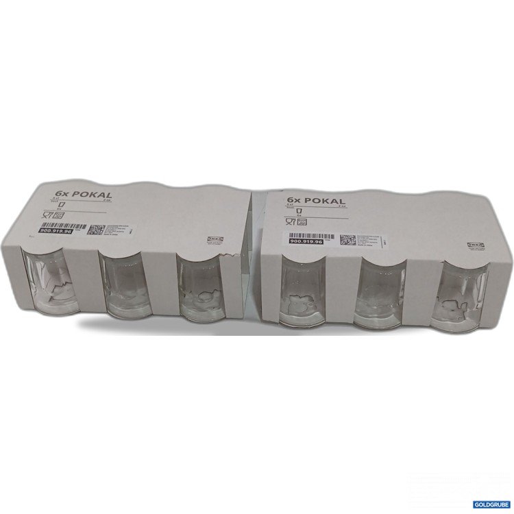Artikel Nr. 959229: IKEA 2x6 Stk Pokal Gläser 5cl 900.919.96