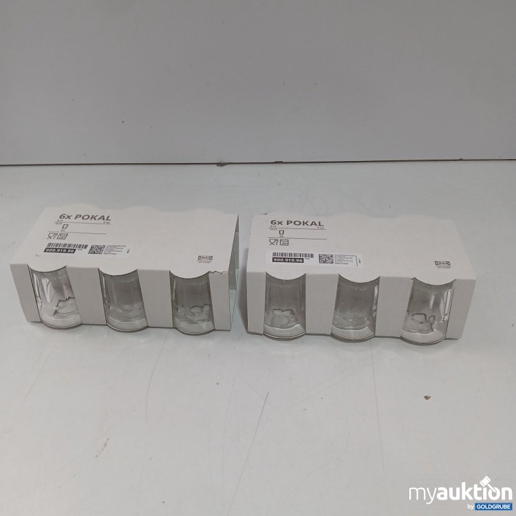 Artikel Nr. 959229: IKEA 2x6 Stk Pokal Gläser 5cl 900.919.96