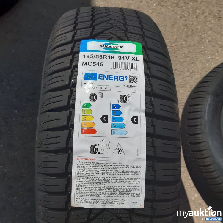 Artikel Nr. 439230 Artikel Nr. 439230: Milever 195/55R16 91V XL MC545 2 Stück