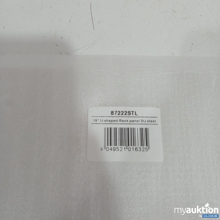 Artikel Nr. 461230 Artikel Nr. 461230: 19" U-shaped Rack panel 2U steel ca. 48x9cm