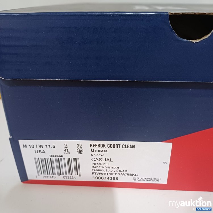 Artikel Nr. 464230 Artikel Nr. 464230: Reebok Sneaker weiß Größe 43