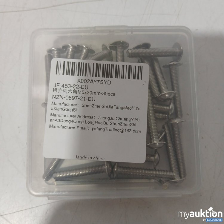 Artikel Nr. 469230 Artikel Nr. 469230: Schrauben M5 x 30 mm 30Stk