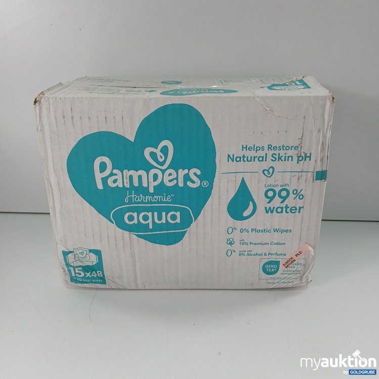 Artikel Nr. 805230 Artikel Nr. 805230: Pampers Aqua Baby Wipes 15 Stück