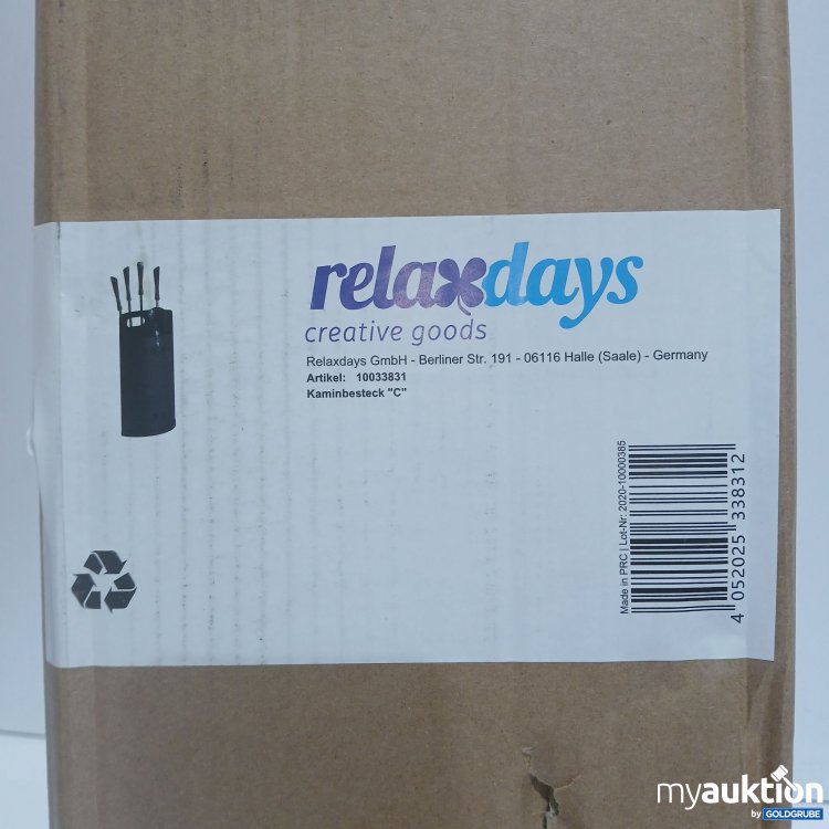 Artikel Nr. 815230: Relaxdays Kaminbesteck 10033831 