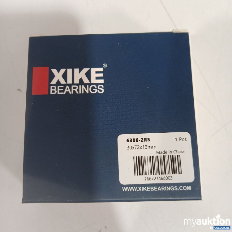 Artikel Nr. 821230 Artikel Nr. 821230: Xike Bearings 30x72x19mm 6306-2RS