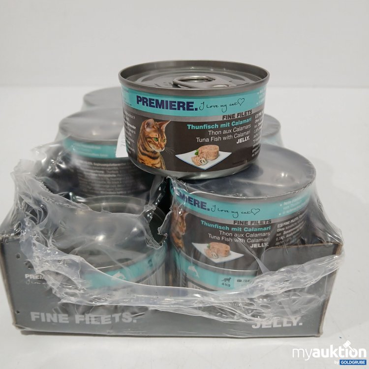 Artikel Nr. 860230: Premiere Fine Filet Thunfisch Calamari Katzenfutter 12x100g