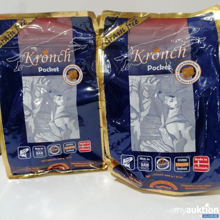 Artikel Nr. 875230: Kronch Pocket Hundefutter  3Stk je 600g