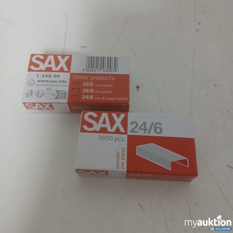 Artikel Nr. 900230 Artikel Nr. 900230: SAX Heftklammern 2er Pack