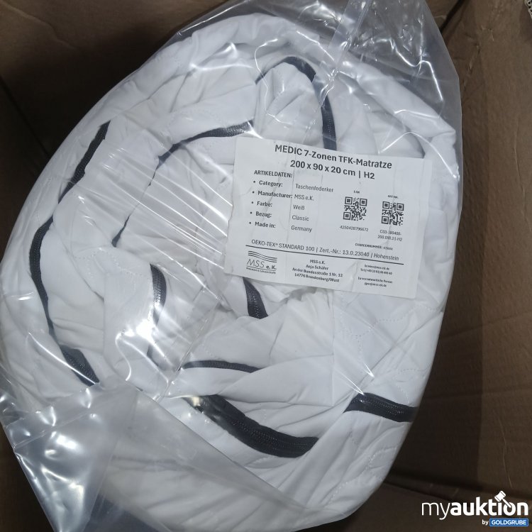 Artikel Nr. 983230 Artikel Nr. 983230: MSS e.K TFK Matratze Medic 7 Zonen 200x90x20cm
