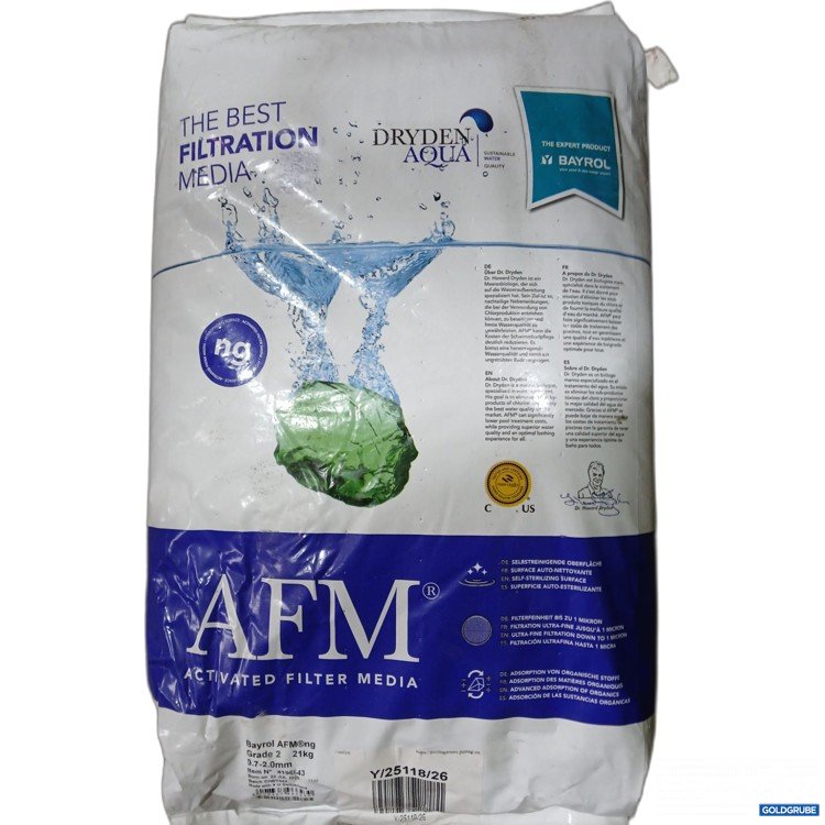 Artikel Nr. 995230 Artikel Nr. 995230: BAYROL AFM 21kg Filterglas