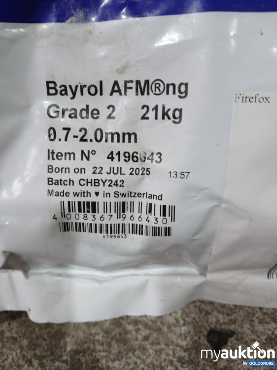 Artikel Nr. 995230 Artikel Nr. 995230: BAYROL AFM 21kg Filterglas