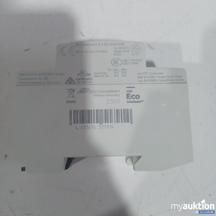 Artikel Nr. 445231 Artikel Nr. 445231: ABB Installationsschütz ESB25-20N
