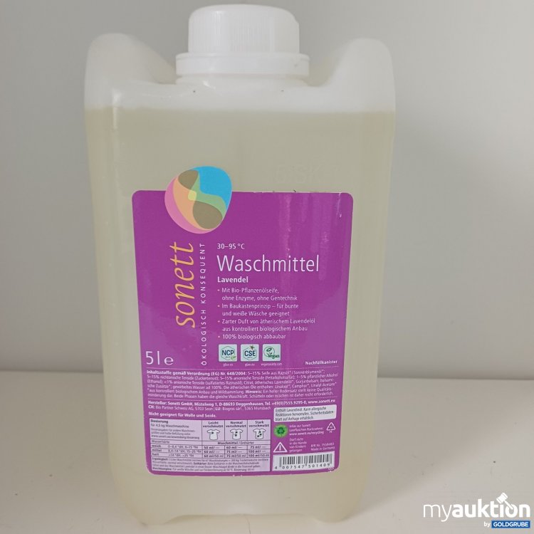 Artikel Nr. 467231: Sonett Waschmittel Lavendel, 5 Liter