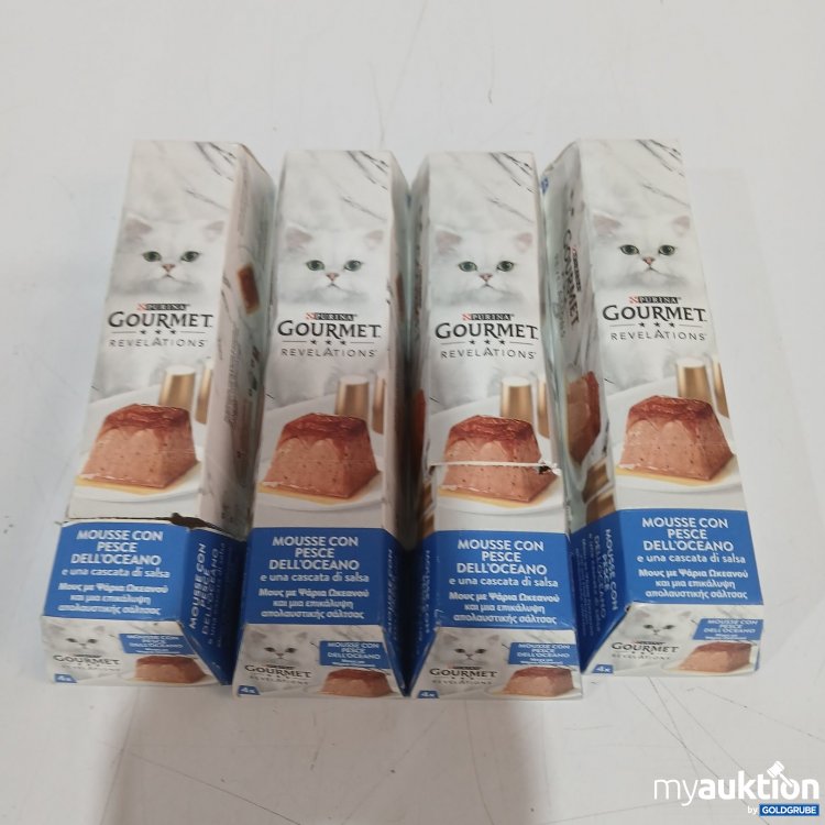 Artikel Nr. 472231 Artikel Nr. 472231: Purina Gourmet Revelations Mousse con Pesce dell'Oceano 4x4 x57g