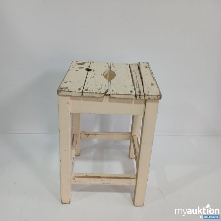 Artikel Nr. 839231: Rustikaler Holz-Hocker