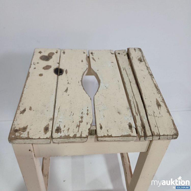 Artikel Nr. 839231: Rustikaler Holz-Hocker
