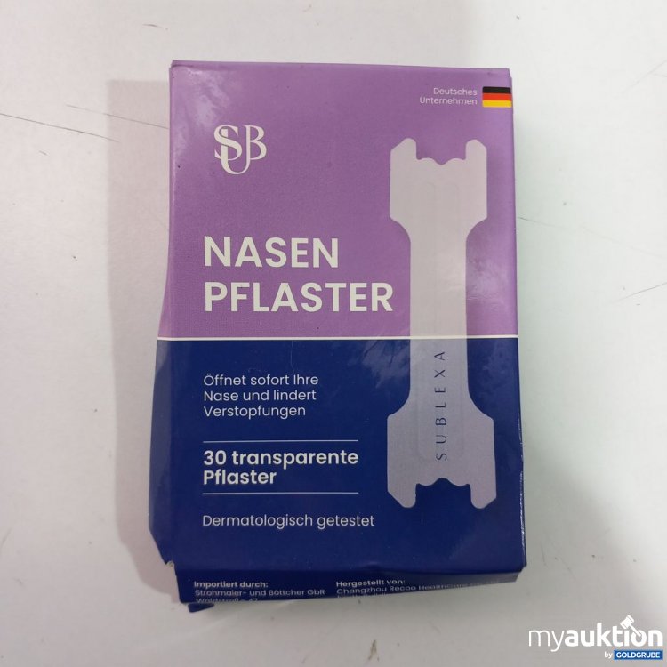Artikel Nr. 917231: Sublexa Nasenpflaster 30 Stück,  Verpackung beschädigt