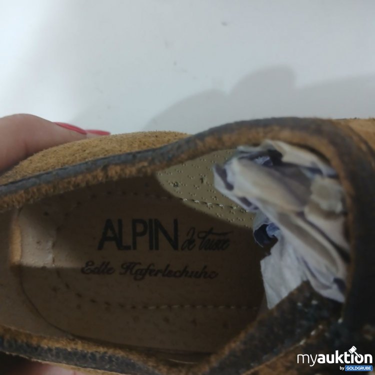 Artikel Nr. 990231: ALPIN Haferlschuh Wildleder Schnürschuh