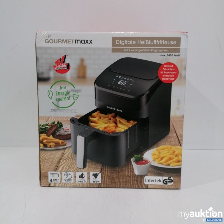 Artikel Nr. 340232 Artikel Nr. 340232: Intertek Gourmet Maxx Digitale Heißluftfritteuse max. 1400W