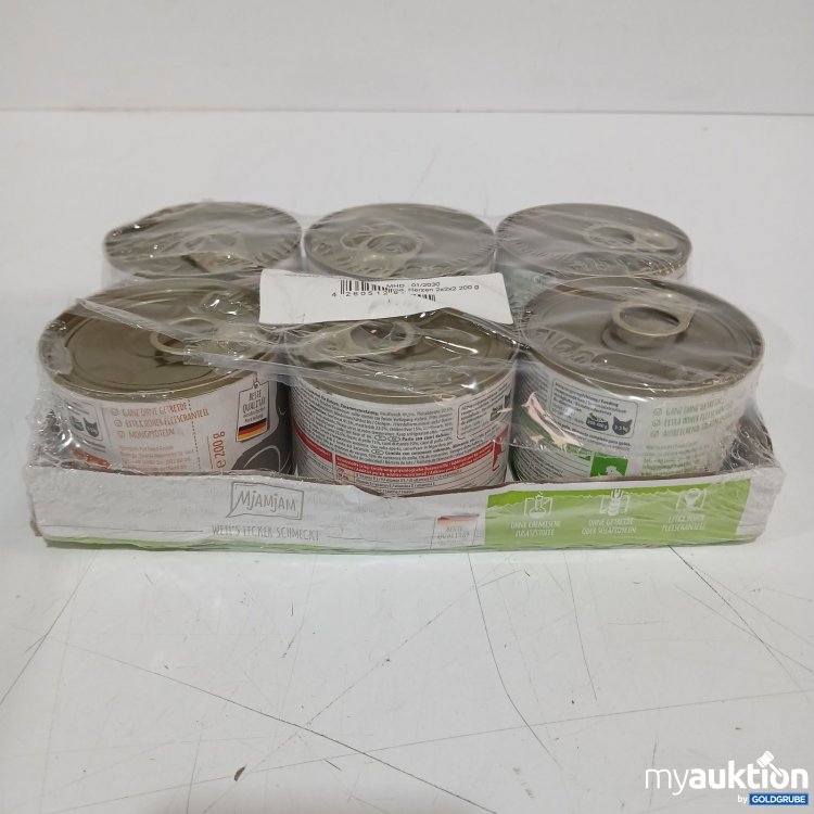 Artikel Nr. 472232 Artikel Nr. 472232: MjAMjAM Mixpaket I Huhn Rind Herzen 2x2x 2 200 g