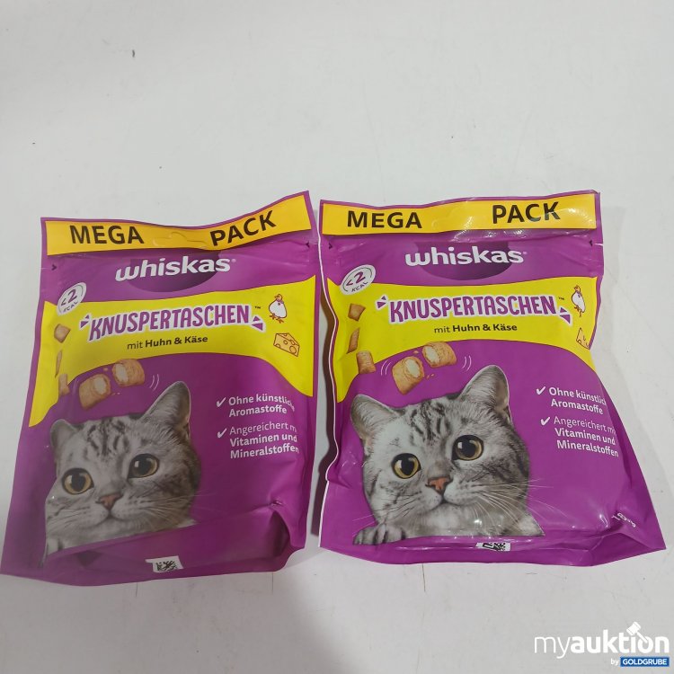 Artikel Nr. 809232: Whiskas Knuspertaschen mit Huhn & Käse je 180g