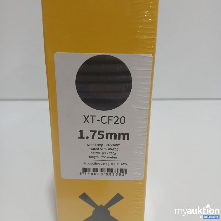 Artikel Nr. 815232 Artikel Nr. 815232: ColorFabb Fabulous 3D Printing Filament XT-CF20 1.75mm Black