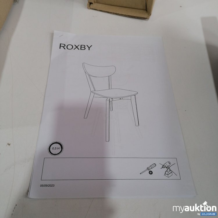 Artikel Nr. 833232 Artikel Nr. 833232: 2x Roxby Esszimmerstuhl 0000102679 Holz schwarz