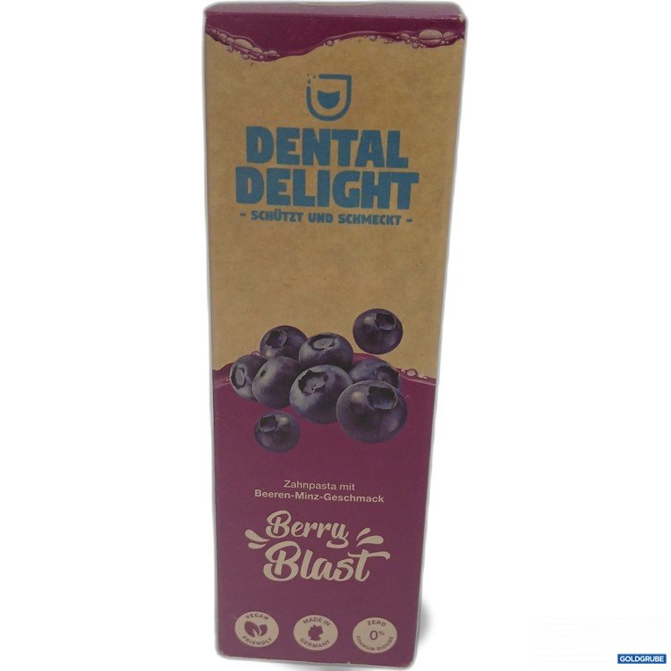 Artikel Nr. 882232 Artikel Nr. 882232: Dental Delight Berry Blast Zahnpasta mit Beeren-Minz Geschmack 75ml