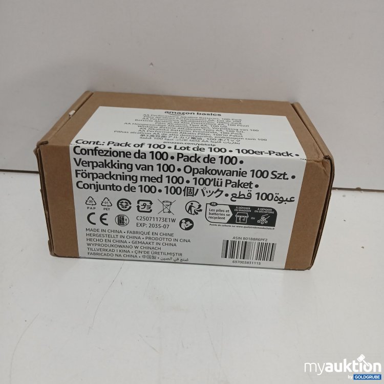 Artikel Nr. 955232: Amazon Basics AA Performance Alkaline Batterien 100Stück