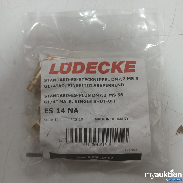 Artikel Nr. 993232: Lüdecke Standard-ES-Stecknippel DN7,2 MS 5 G1 / 4 ES 14 NA 10Stk