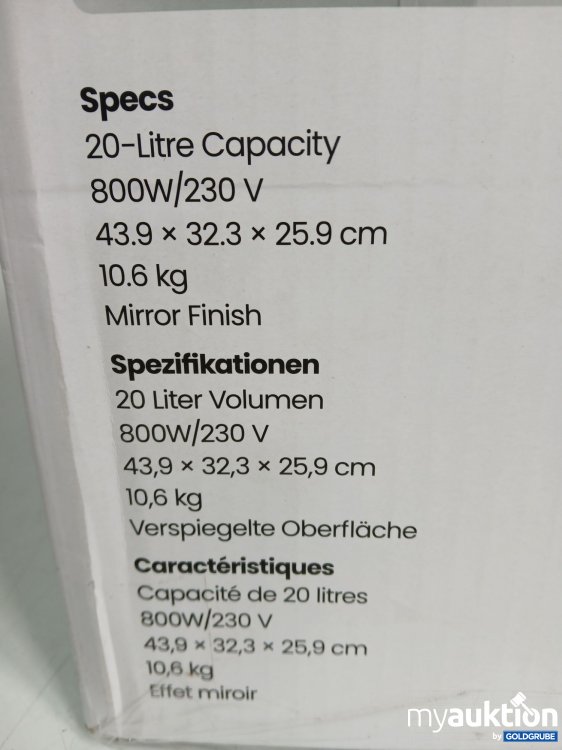 Artikel Nr. 995232: CHEFMAN 20L Mikrowelle