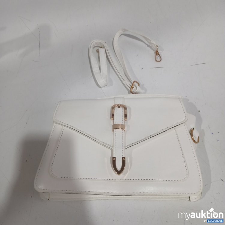 Artikel Nr. 465233 Artikel Nr. 465233: weiße Damen Handtasche mit Schnalle ca. 22x15cm