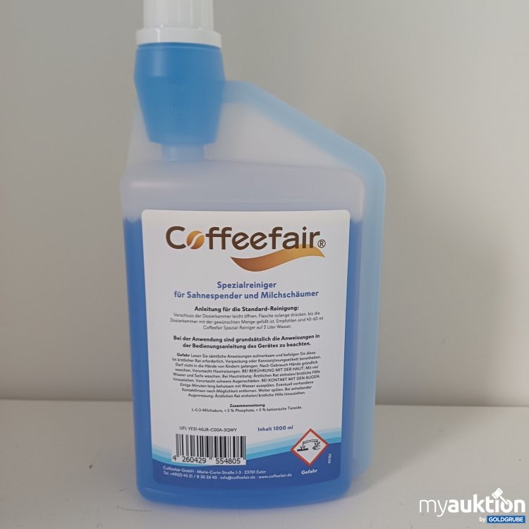 Artikel Nr. 467233 Artikel Nr. 467233: Coffeefair Spezialreiniger 1000 ml, für Sahnespender und Milchschäumer